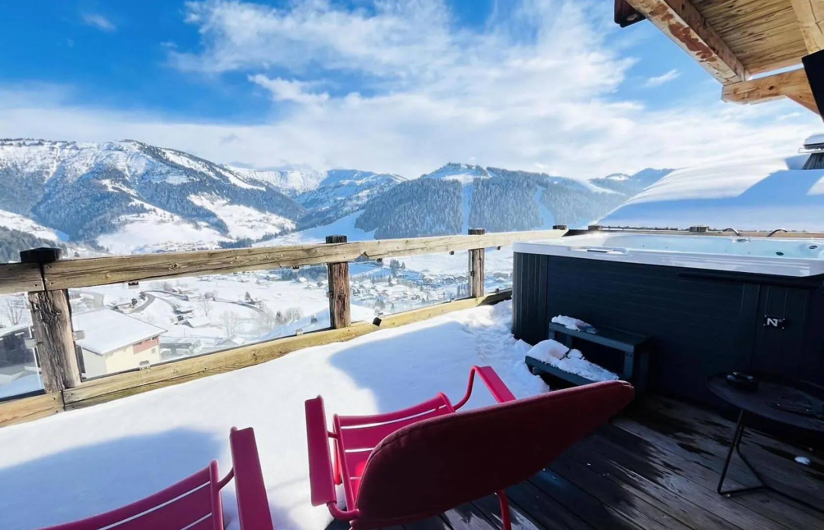Chalet Kinou - Chalet Au Coeur De L' Espace Diamant Avec Jacuzzi Mae-8904 노르트 담 드 벨레콤